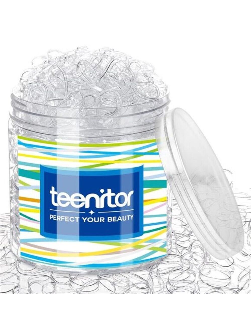 Clear elastic hair bands 2000pcs mini hair ties rubber bands for braids ponytail